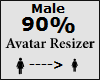 Avatar scaler 90% Male