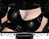 Chained Pvc Goth Top