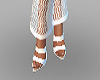 white string heels