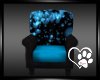 Bubbly Blue Armchair