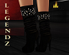 Studded Suade Boots