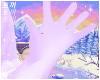 T|X-Mas Gloves Lilac