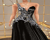 `LF` BLACK/SILVER GOWN