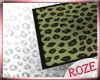R| Green Leopard Rug