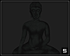 Budha Statue.01 Zwart