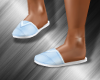 Blue Hosp Slippers