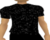 black tshirt wht specks