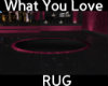 ::Love Circle Rug::