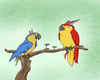 Parrot Party Painting