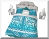 Turquoise Couples Bed