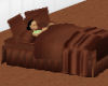 Brown Cuddle Bed