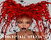 Halloween Hair Red Sleek
