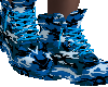 Dk Blue Camo Boots