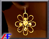 AF. Gold Flower Earrings