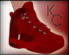 K. Red Sneakers