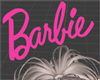 Barbie head sign
