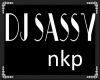 DJ Sassy Neon sign