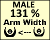 ARM Scaler 131% Male