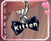 Animated Earrings Kitten