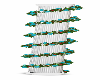 Teal Xmas Column