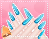 🔔 Blue Nails