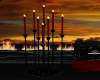 Black And Red Candles
