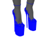 Intense Blue Heels