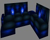 Blue Club Couch