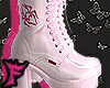 ♡ Spider Pink Boots