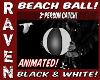 BLACK & WHITE BEACH BALL