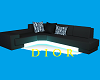 Dior Couch Blue/Black
