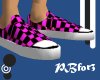checkered sneakers