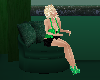 Green Kissing Chair