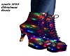Christmas lights boots