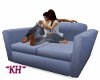 {KH} Blue Cuddle Sofa