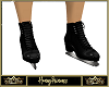 Winter Ice Skates Black
