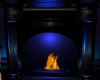 Blue/Blk fireplace