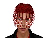 Red Beaded Locs Male