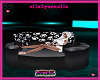 furry cuddle chair black