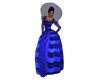 Eliabethan  Blue Gown
