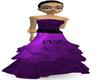 Purple ball gown