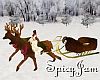 A Winter Reindeer/Sleigh