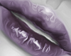 Lips faded purple