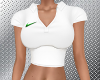 Nike white polo