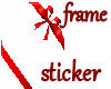 !Sticker ribbon frame