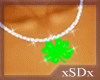 xSDx Dmd Clover Necklace