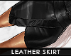 - leather skirt -