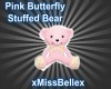 ButterflyPink Stuff Bear