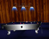 Silver-Blk Pool Table
