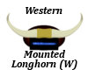 Western Mounted Longhorn